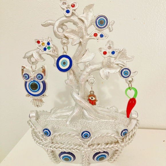 LOVELY 🧿 EVIL EYE 🧿 PROTECTION TREE HOME DECOR! - Picture 2 of 2